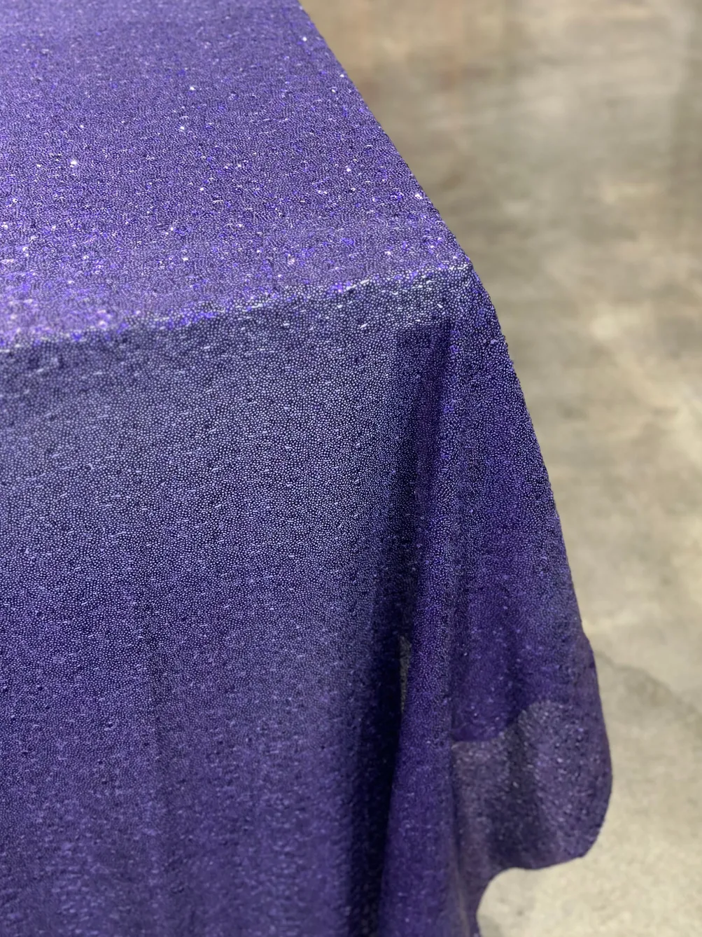 Glitz Sequins Table Linen in Purple