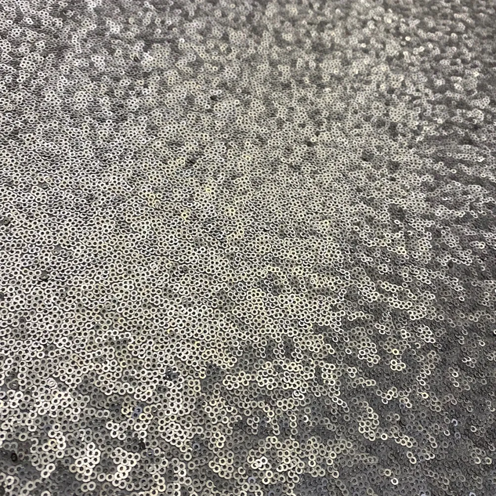Glitz Sequins Table Linen in Pewter
