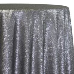 Glitz Sequins Table Linen in Pewter