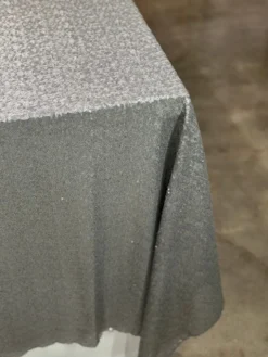 Glitz Sequins Table Linen in Pewter