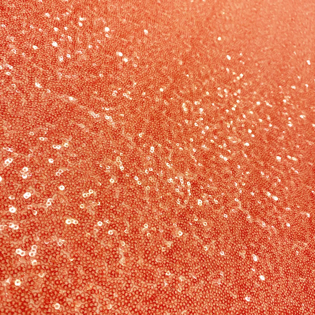Glitz Sequins Table Linen in Peach