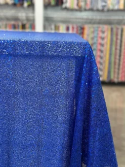 Glitz Sequins Table Linen in Royal