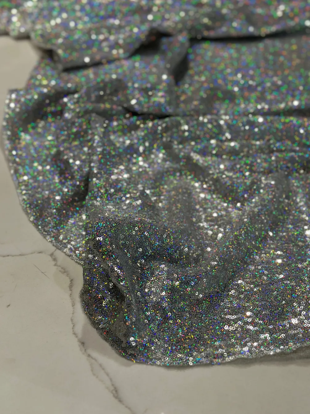 Glitz Sequins Table Linen in Rainbow