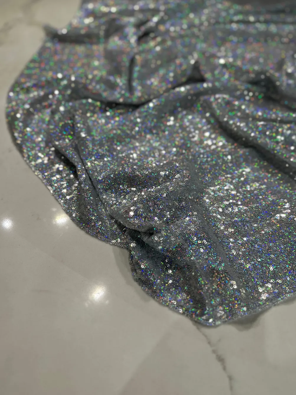 Glitz Sequins Table Linen in Rainbow