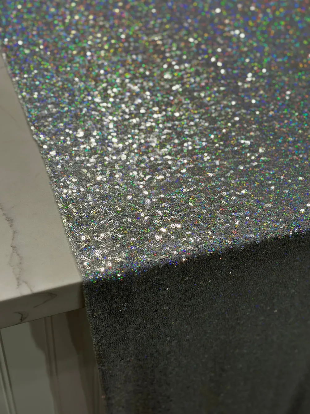 Glitz Sequins Table Linen in Rainbow