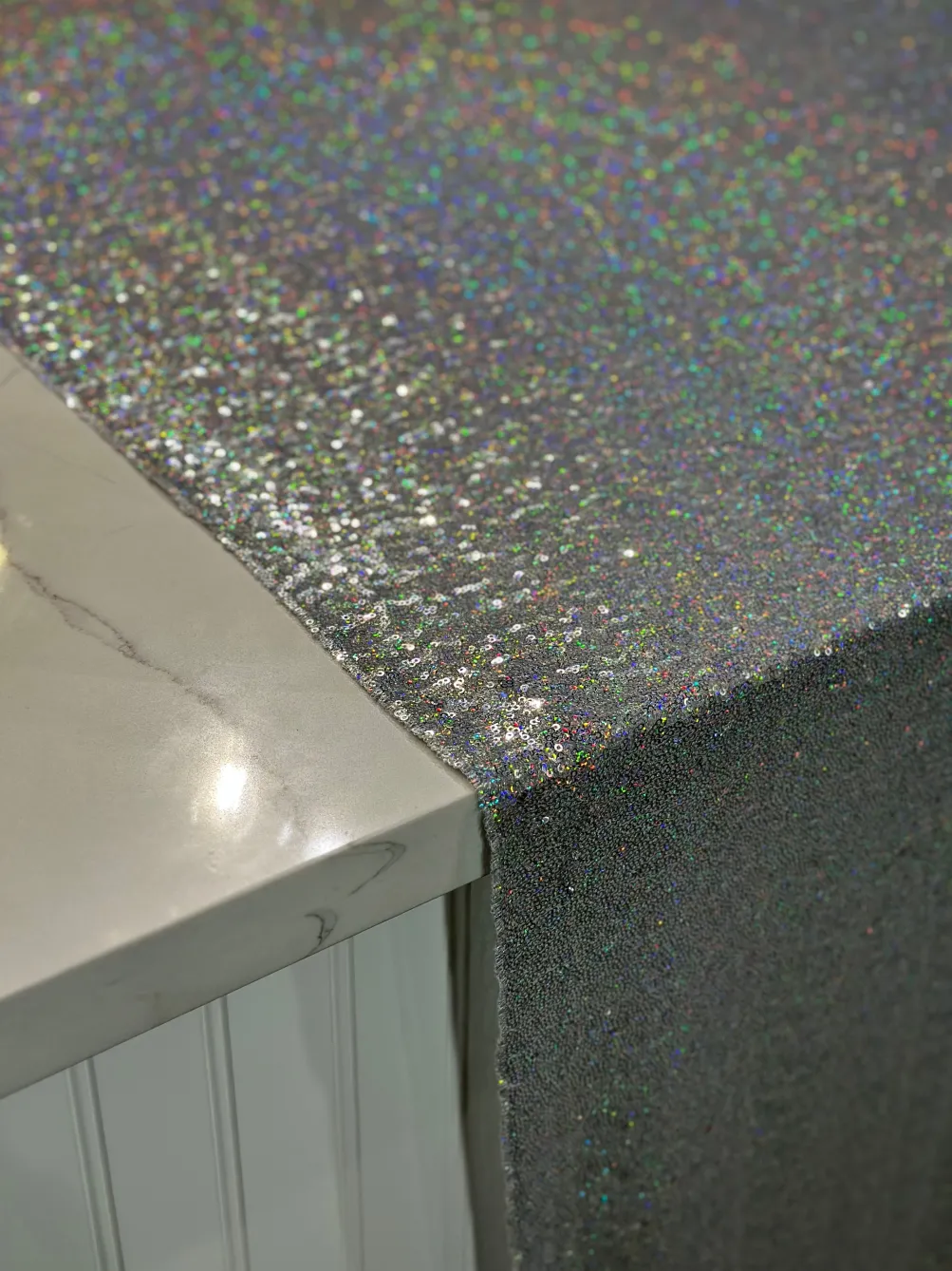Glitz Sequins Table Linen in Rainbow