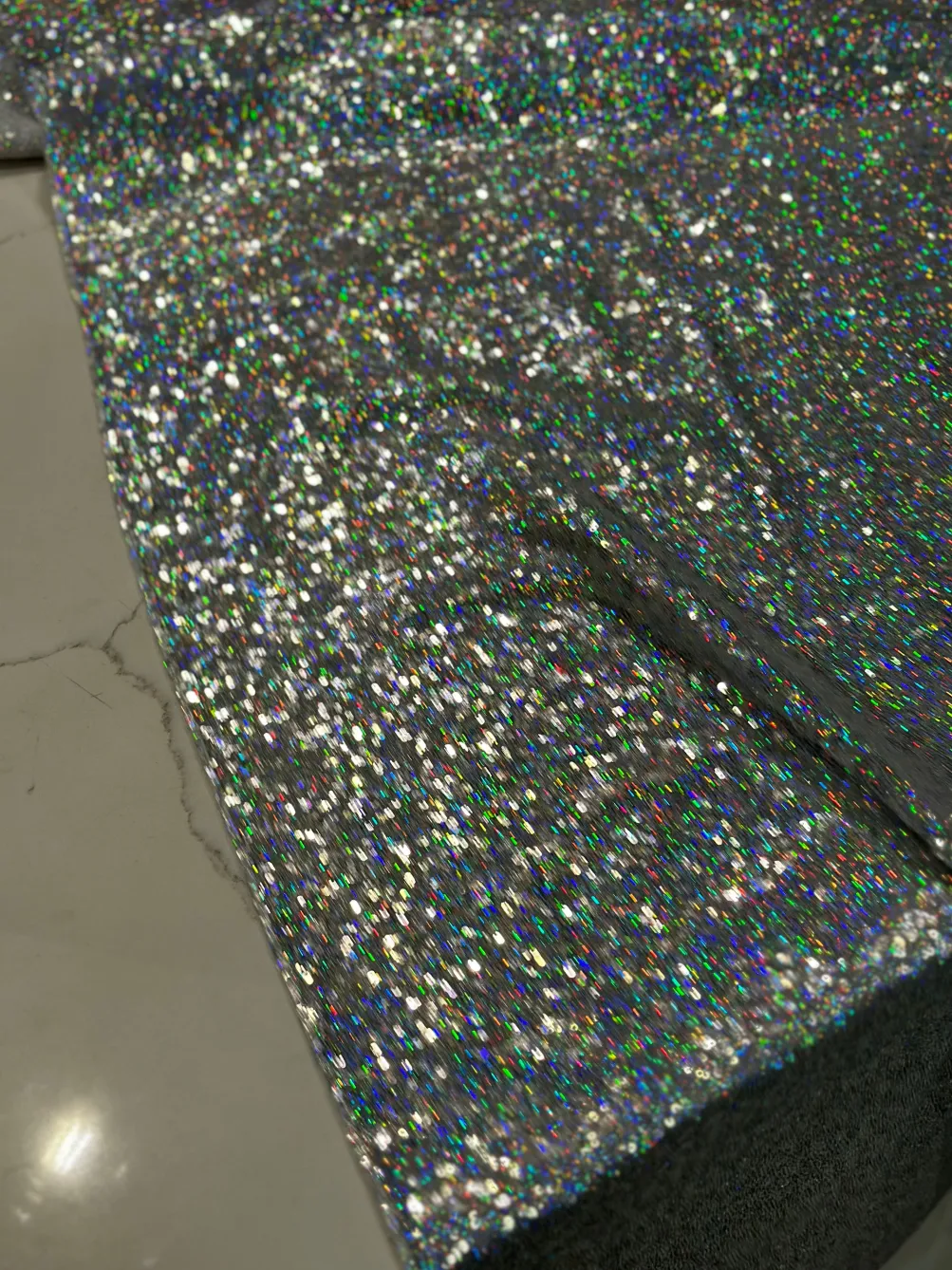 Glitz Sequins Table Linen in Rainbow