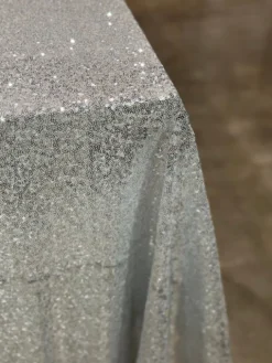 Glitz Sequins Table Linen in Silver