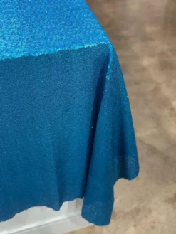 Glitz Sequins Table Linen in Turquoise