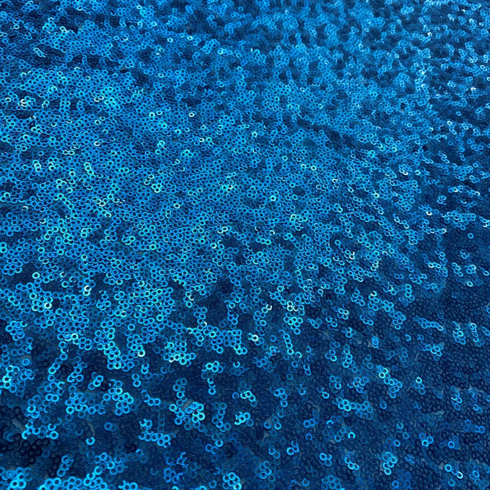 Glitz Sequins Table Linen in Turquoise