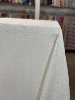 Glitz Sequins Table Linen in White