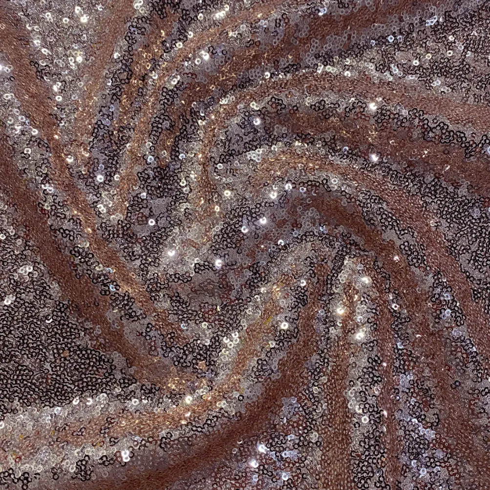 Glitz Sequins Table Runner in Dusty Rose
