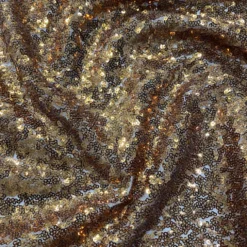 Glitz Sequins Table Runner in Copper