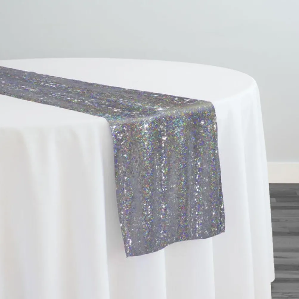 Glitz Sequins Table Runner in Rainbow