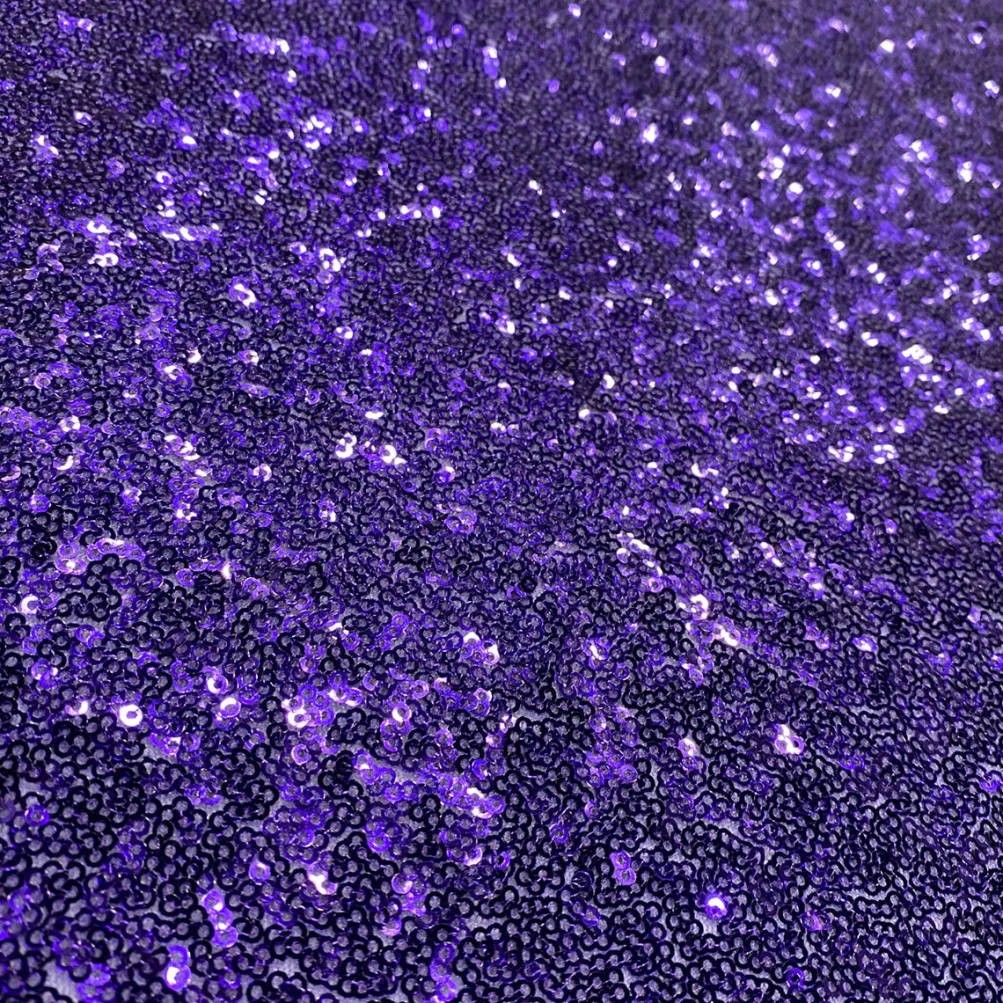 Glitz Sequins Table Runner in Purple