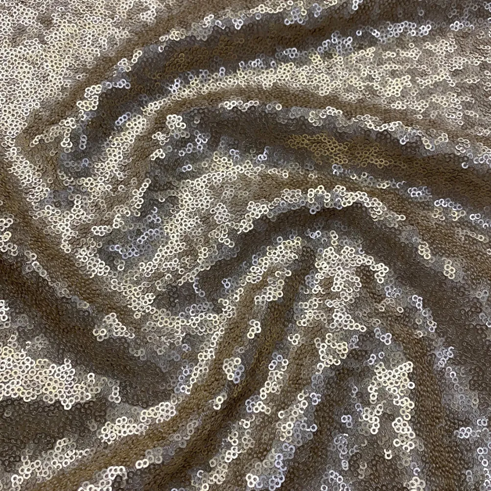 Glitz Sequins (w/ Poly Lining) Table Napkin in Champagne