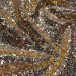 Glitz Sequins (w/ Poly Lining) Table Napkin in Gold 24K