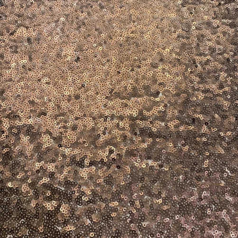 Glitz Sequins (w/ Poly Lining) Table Napkin in Cognac