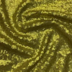 Glitz Sequins (w/ Poly Lining) Table Napkin in Chartreuse