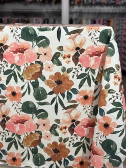 Gold Bloom (Poly Print) Table Linen