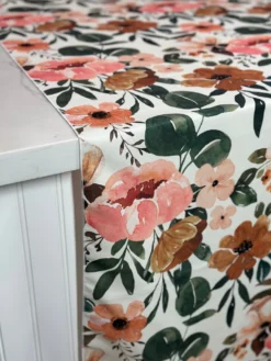 Gold Bloom (Poly Print) Table Linen