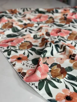 Gold Bloom (Poly Print) Table Linen