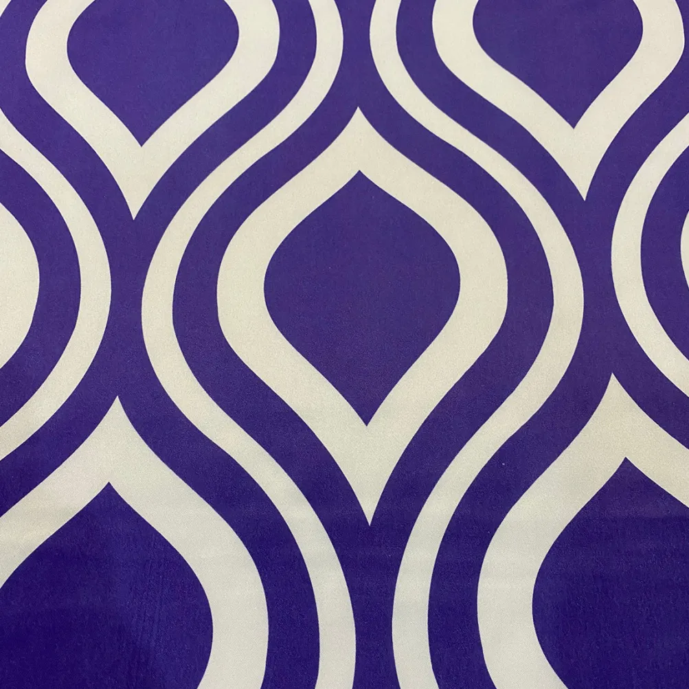 Groovy Print (Lamour) Table Linen in Purple