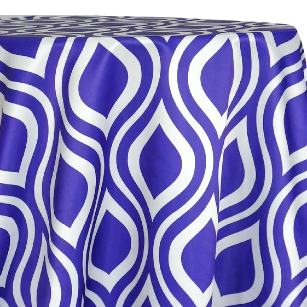 Groovy Print (Lamour) Table Linen in Purple