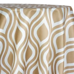 Groovy Print (Lamour) Table Linen in Khaki