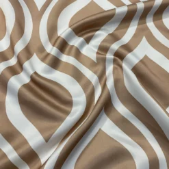 Groovy Print (Lamour) Table Linen in Khaki