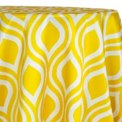 Groovy Print (Lamour) Table Linen in Sorbet