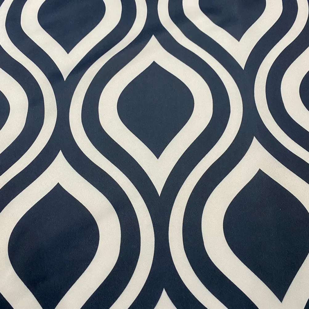 Groovy Print (Lamour) Table Linen in Navy