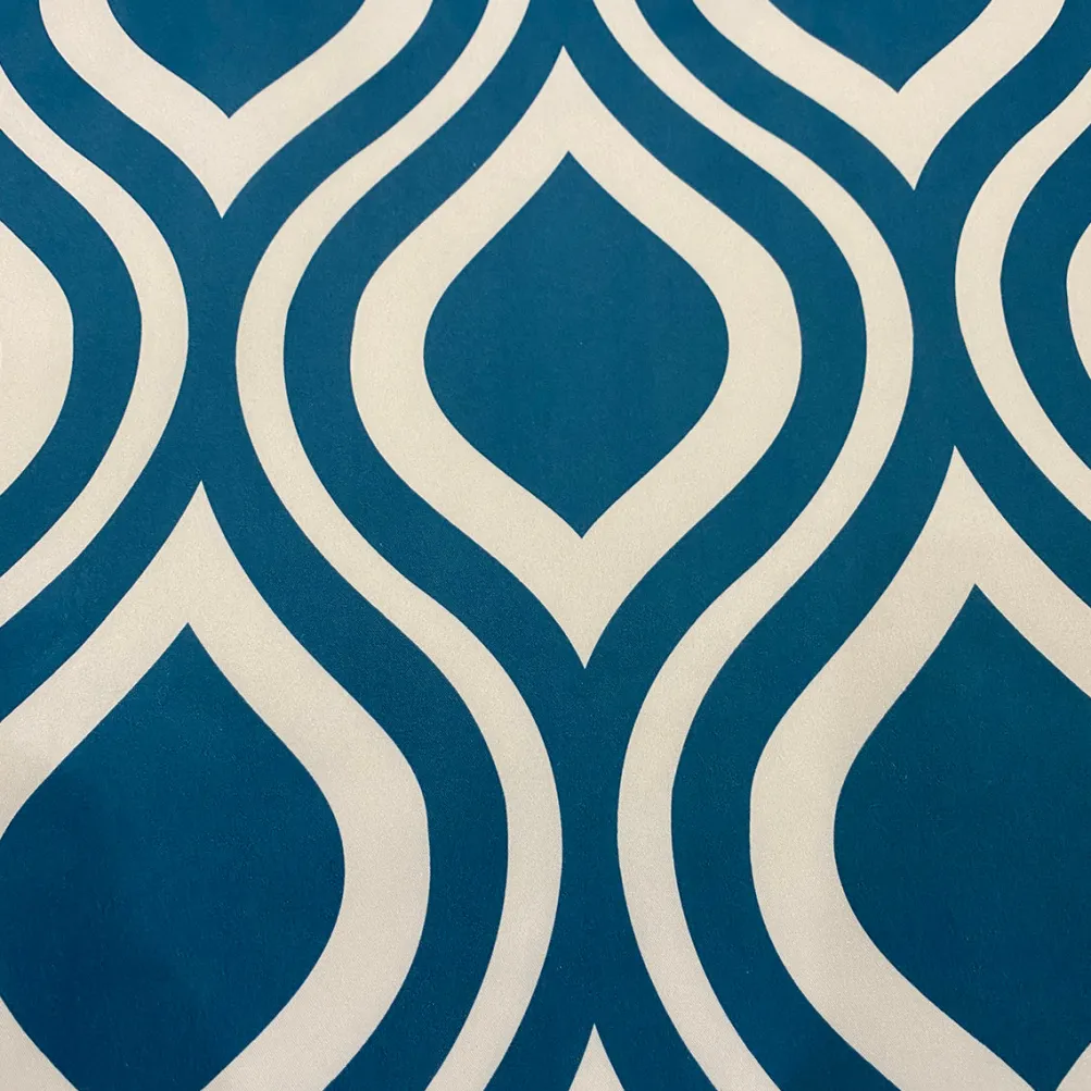 Groovy Print (Lamour) Table Linen in Teal