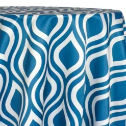 Groovy Print (Lamour) Table Linen in Teal