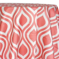 Groovy Print (Lamour) Table Linen in Coral