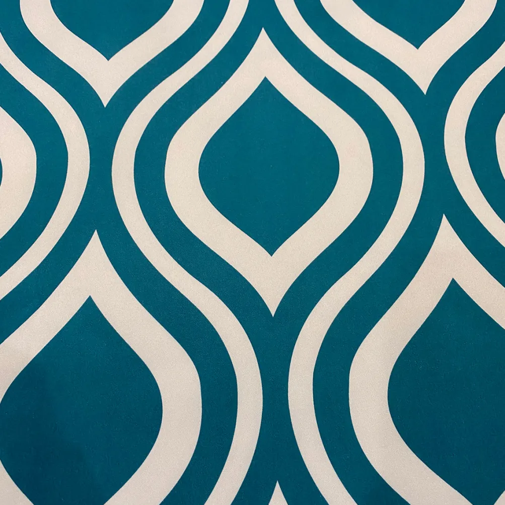Groovy Print (Lamour) Table Linen in Jade