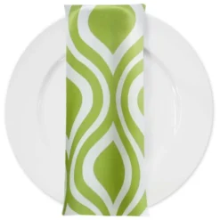 Groovy Print (Lamour) Table Napkin in Avocado