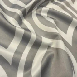 Groovy Print (Lamour) Table Napkin in Silver