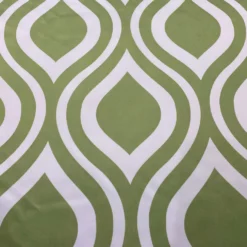 Groovy Print (Lamour) Table Runner in Avocado