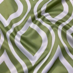Groovy Print (Lamour) Table Runner in Avocado