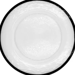 Halo - Glass Charger Plate in Black (Item # 0212)