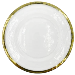 Halo - Glass Charger Plate in Gold (Item # 0212)