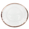 Halo - Glass Charger Plate in Rose Gold (Item # 0212)