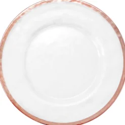 Halo - Glass Charger Plate in Rose Gold (Item # 0212)