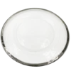 Halo - Glass Charger Plate in Silver (Item # 0212)