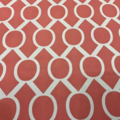 Halo Print (Lamour) Table Linen in Coral