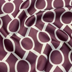 Halo Print (Lamour) Table Linen in Plum