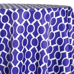 Halo Print (Lamour) Table Linen in Purple