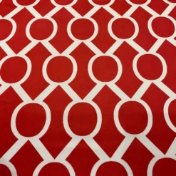 Halo Print (Lamour) Table Linen in Red