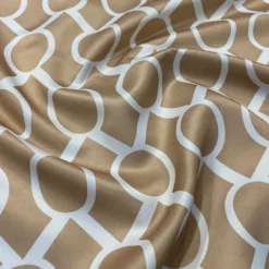 Halo Print (Lamour) Table Napkin in Khaki